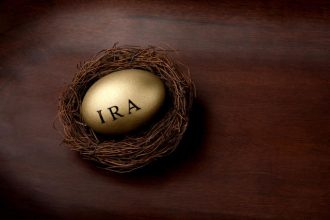Gold IRA egg in basket retirement investing options